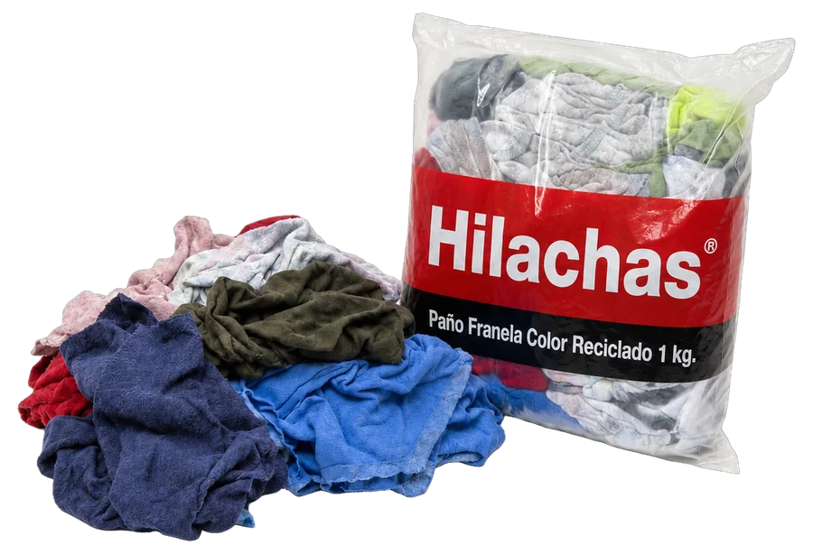Trapo franela reciclada Hilachas